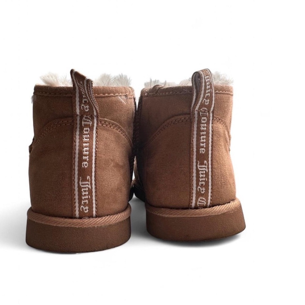 Juicy Couture Cold Weather Fuzzy Comfy Short Ankle Booties size 8 - Picture 4 of 8